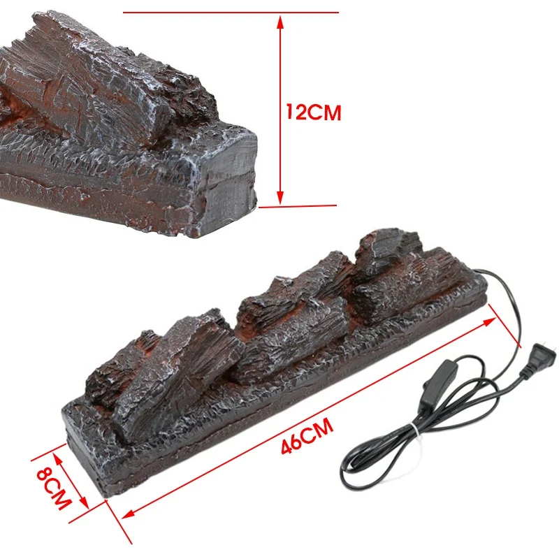 Электрический камин моделирование уголь поддельные дрова костер стрелять