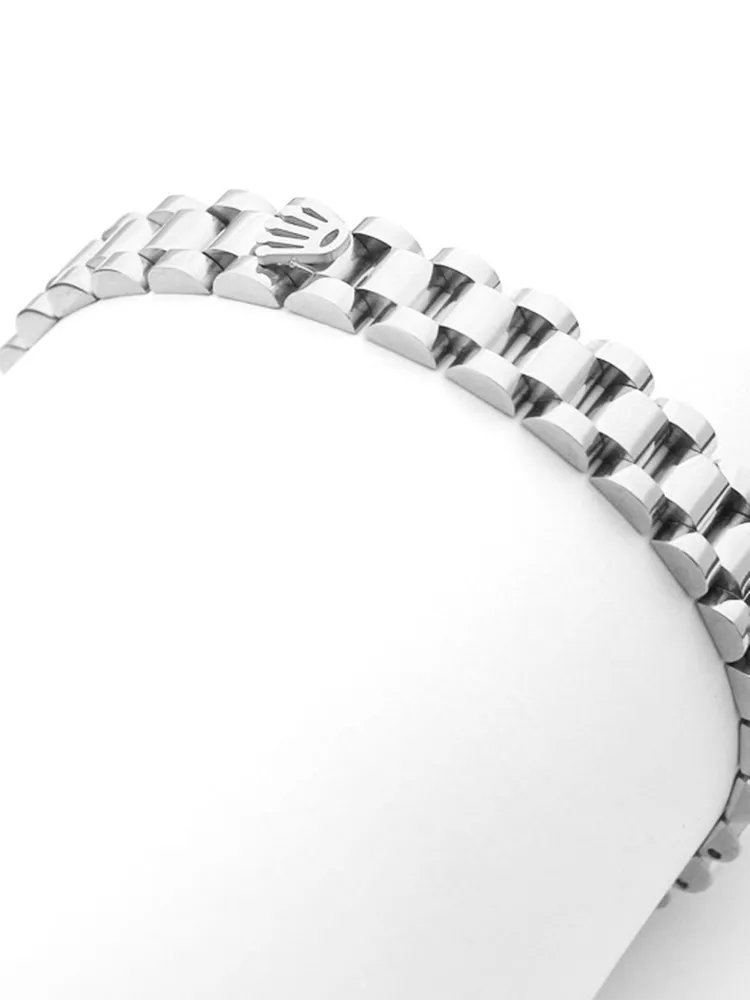 

High Quality Ateel Titanium Palm Fashion Men's Business 18K Bracelet Simple Versatile Man Couples Neutral Jewelry