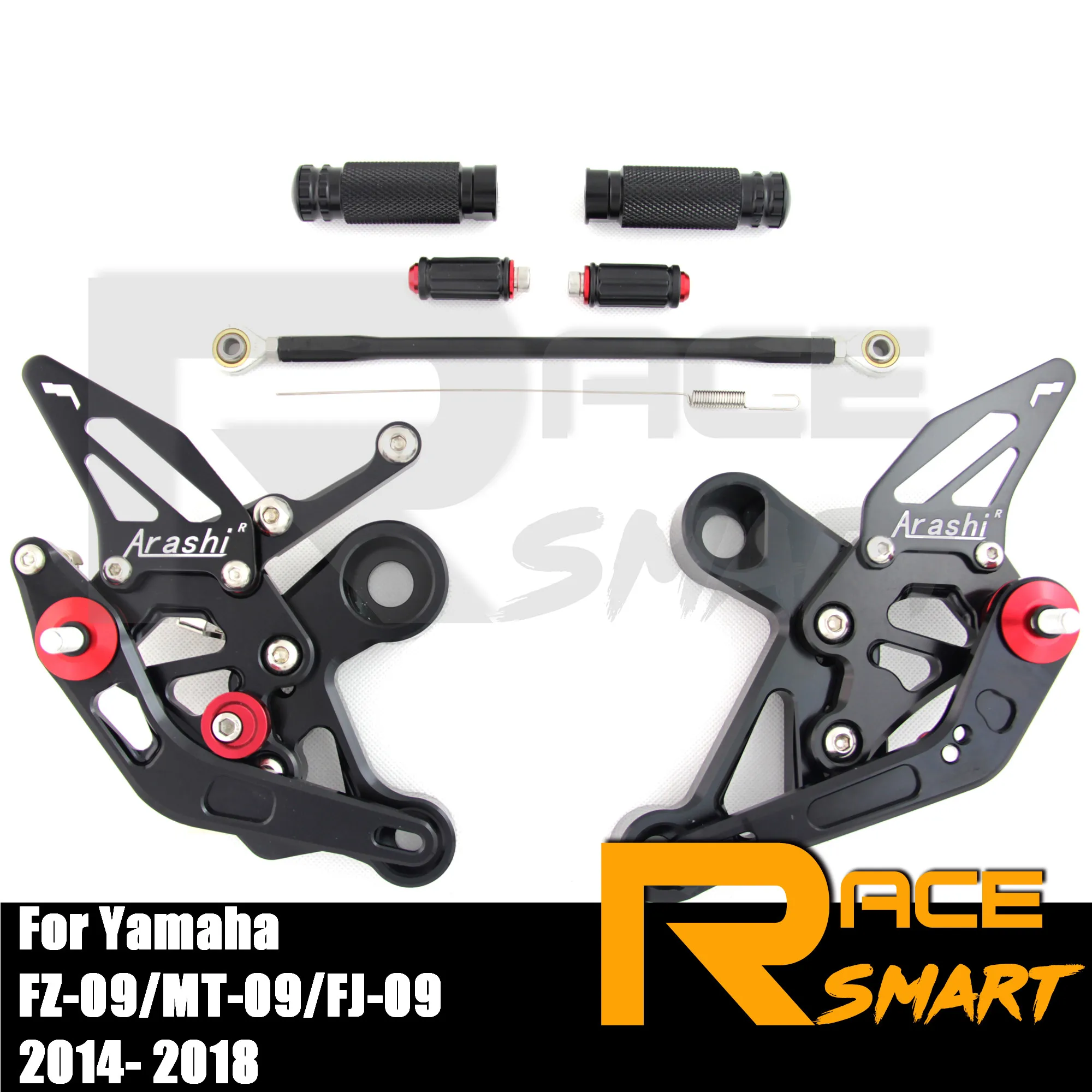 Мотоцикл задний подножки подставка для ног Аксессуары YAMAHA FZ 09 MT 2014 2021 FZ09 MT09 2015 2016