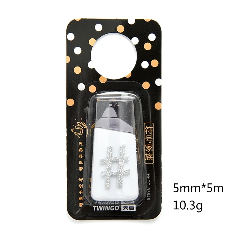 

4pcs/set Kawaii Symbols White Out Corrector Correction Tape Stationery Student U4LD