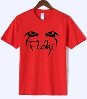2018 summer fashion hot sale tshirts vikings floki print 100 cotton o neck short sleeve t shirt new arrival brand t shirts