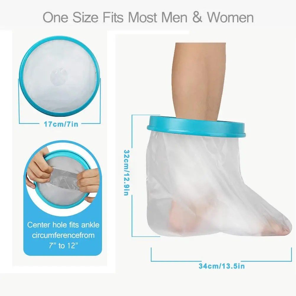 Водонепроницаемый Литой чехол для ног протектор душевой ванны