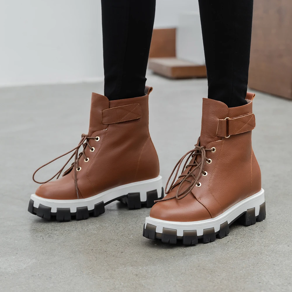 

Женские зимние ботинки из натуральной кожи, размеры 34-43