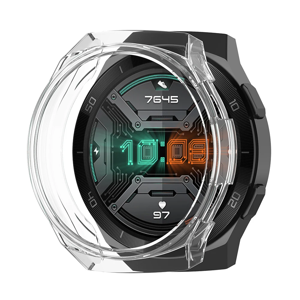 

Soft TPU Case Cover Shell Frame Fashionable Dial Wristwatch Present for Huawei Watch GT 2e Smartwatch Accessories