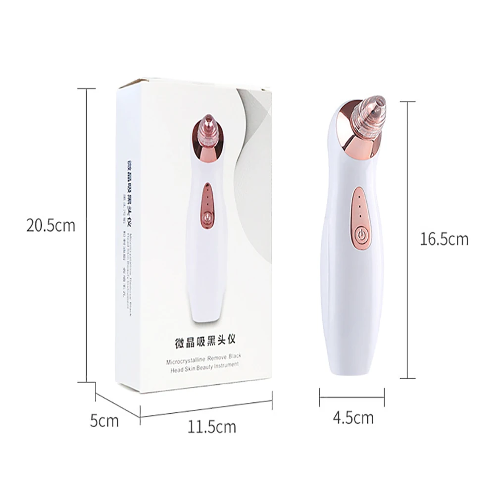 Face Nose Acne Black Dot Remover пылесос для чистки пор Сменный наконечник Электрический пылесос Инструменты для ухода за кожей Машина