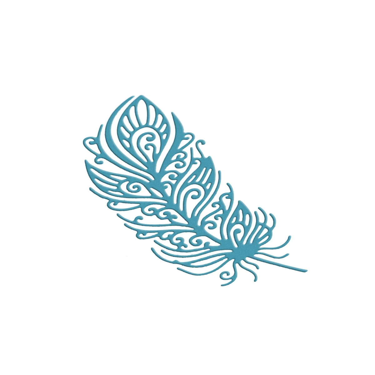 

Feather Shape Metal Cutting Dies Scrapbooking Card Embossing Craft Paper Cutter Mold For Diary Photo Album Decorating