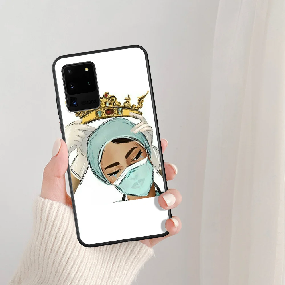 

Medicine Doctor Nurse Phone Case For Samsung Galaxy Note S 8 9 10 20 Plus E Lite Uitra black Waterproof Soft Shell Silicone
