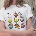 Летняя Базовая футболка для женщин и девочек, футболки, уличная одежда с принтом, Белый Топ, футболка в стиле Харадзюку, новинка 2021, креативные женские топы