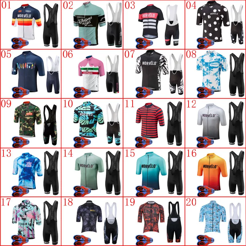 Набор мужской велосипедной формы с коротким рукавом и брюками с лямками 2020 года летний дышащий комплект для шоссейного велосипеда быстро сохнущая спортивная форма для велосипеда Y200602.