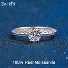 Женское кольцо с бриллиантами, обручальное кольцо с покрытием из белого золота 14 к