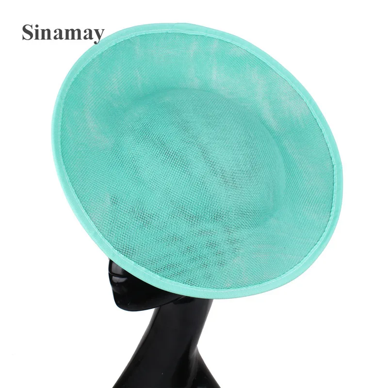 

Imitation Sinamay Fascinator Bases 30 CM Size Make For Women Wedding Party Fascinator Hats DIY Hair Accessories Derby Headpiece