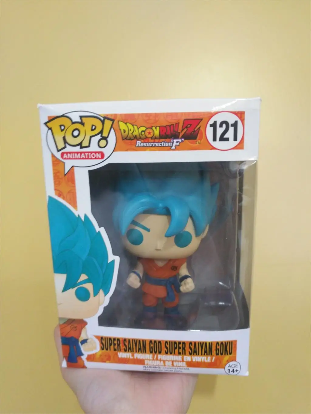 121 with box Funko Pop аниме Dragon Ball Z персонаж 10 см Милая виниловая Модель Куклы Фигурки игрушки - Цвет: 121 with box