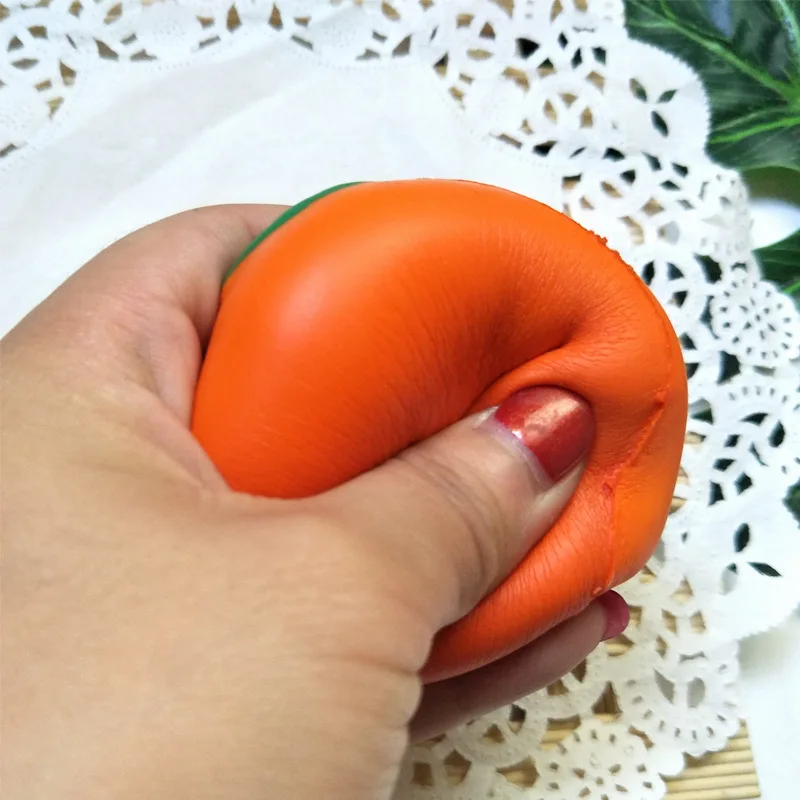 Декомпрессионная игрушка в виде клубники имитация маленького яблока медленно