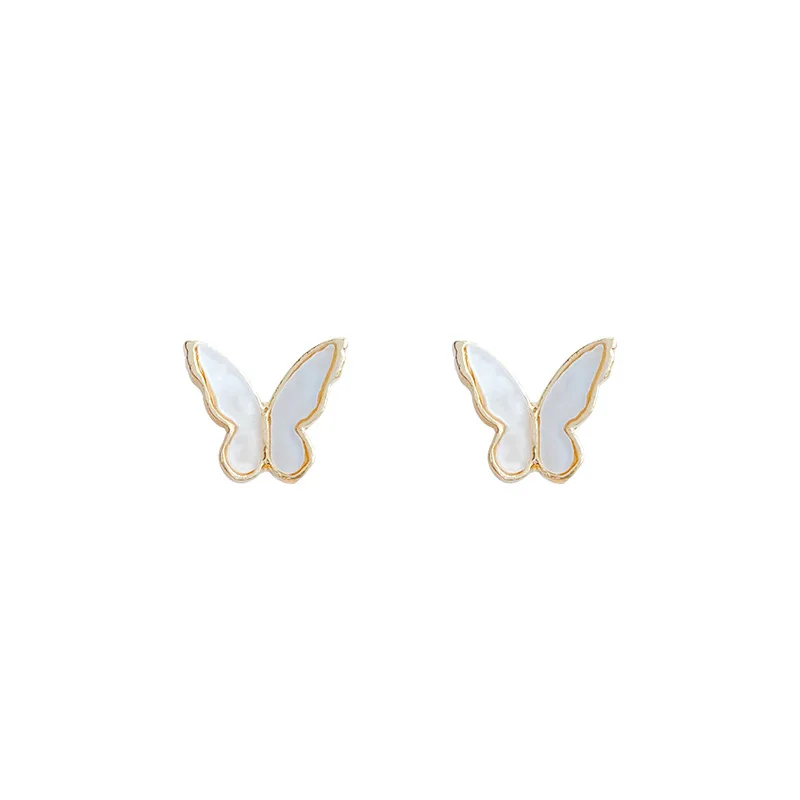 

Fritillary Butterfly Studs Women's Small Simple Cold Style Super Mori Summer Fairy Earrings Fashion Jewelry