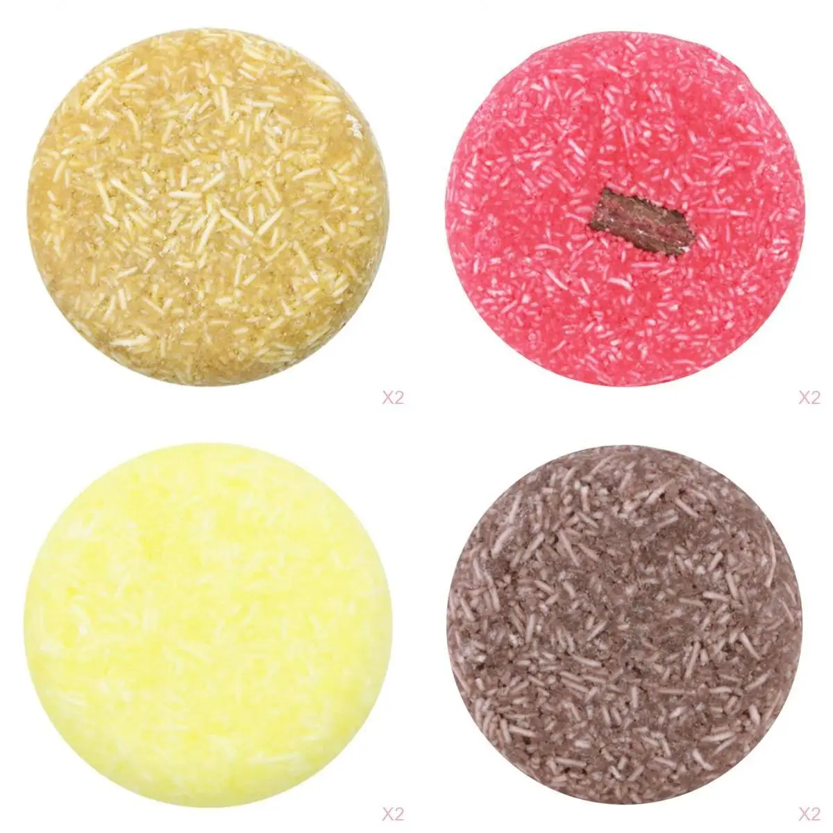 8 шт органический ручной работы Твердый шампунь мыло бар против перхоти