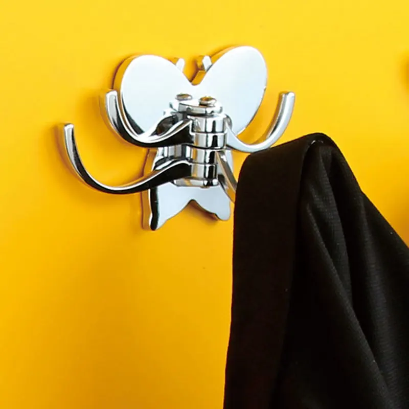 

Folding coat hook rotatable coat hook creative single hook dragonfly hanging clothe hook living room bathroom towel rail LB81114