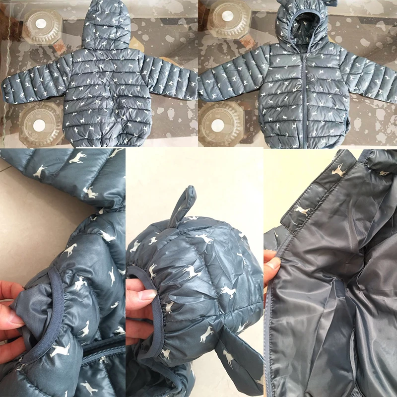 Новый детский зимний комбинезон зимняя хлопковая куртка детская одежда для
