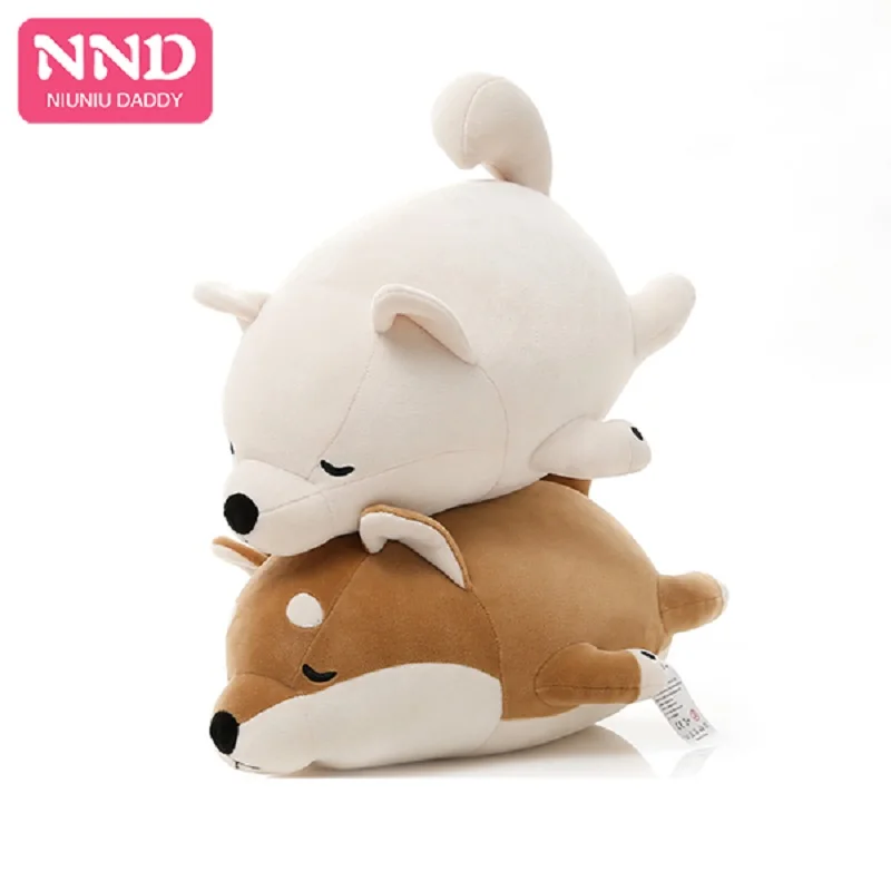 Niuniu Daddy 40cm Kawaii Shiba Inu Dog Plush Toy Soft Animal Pillow Stuffed Cute Lying | Игрушки и хобби