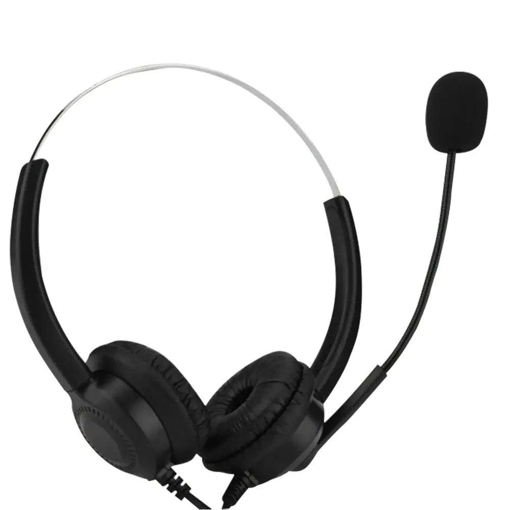 USB Headset With Microphone Noise Cancelling Computer PC Lightweight Wired Headphones For /Laptop/Mac/ School/Kids | Электроника