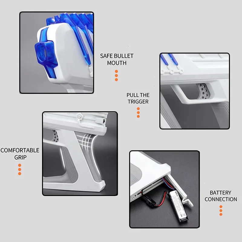 Электрический игрушечный пистолет распылитель воды X2|Игрушечное оружие| |