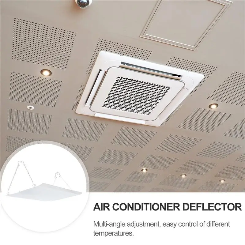 

1Pc Punch-free Pasting Air Conditioner Deflector Air-conditioning Baffle