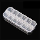 12 сеток, ювелирный дисплей, подставка, коробка для дизайна ногтей, ювелирный органайзер, чехол, прозрачный маникюрный держатель бусин, коробка для хранения