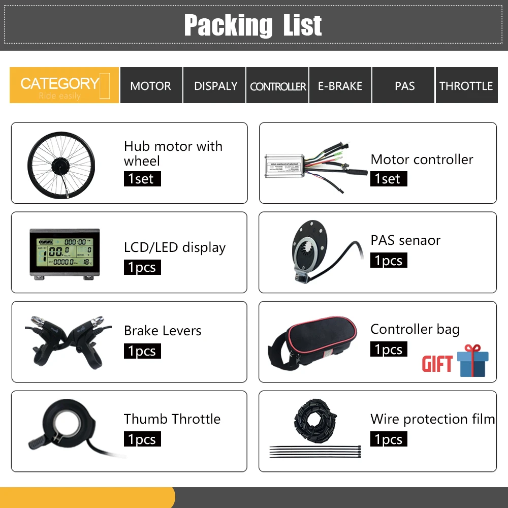 Günstig Schnee Ebike Conversion Kit 36V 48V 500W Hinten Kassette Hub Motor Rad Ebike 20'' 26'' 4,0 Reifen Für Elektrische Fett Bike Motor Kit