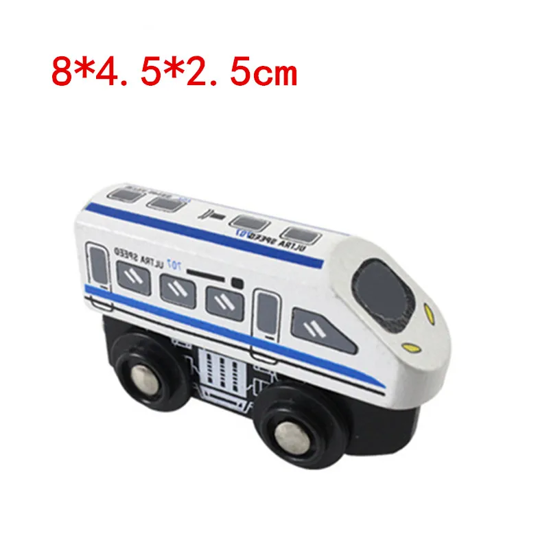 Деревянный магнитный поезд EDWONE для деревянных дорожек может быть подключен к