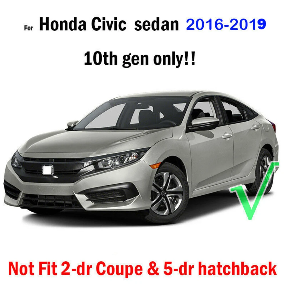 Для Honda Civic Седан 2016 2017 2018 2019 10th Gen загрузочный лоток Коврики для багажника коврик