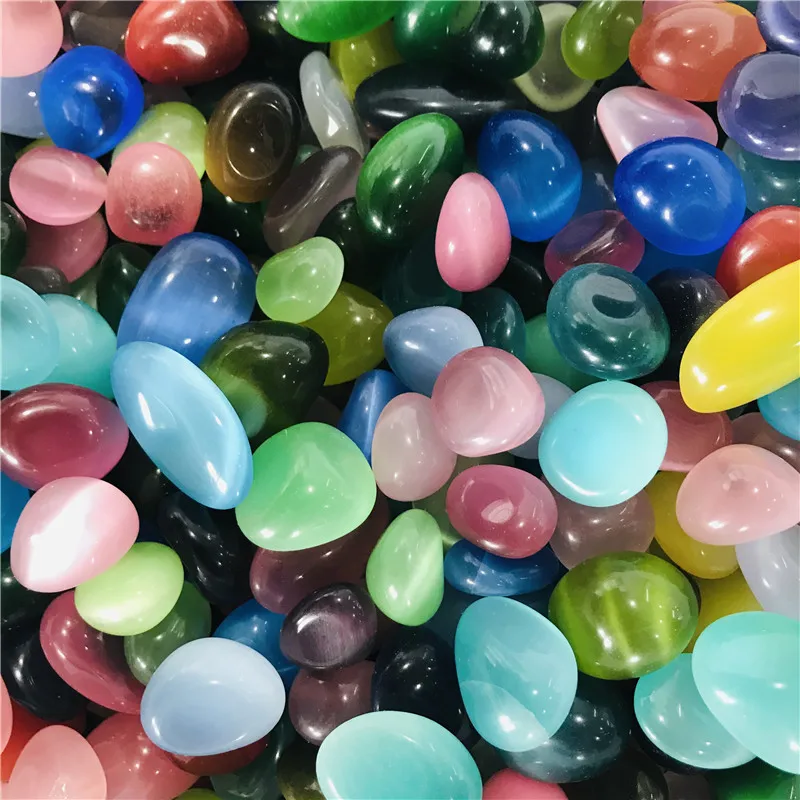 

Natural Color Cat's Eye Crystal Crystal Polished Ball Stone Specimen Home Office Decoration Healing Decoration