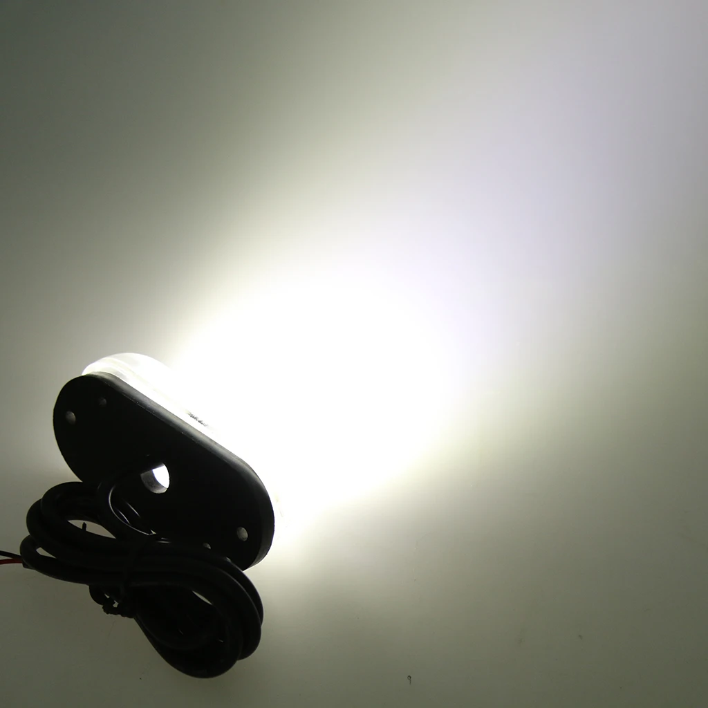 12 В водонепроницаемый белый подводный 6 светодиодный фонарь для лодки яхты