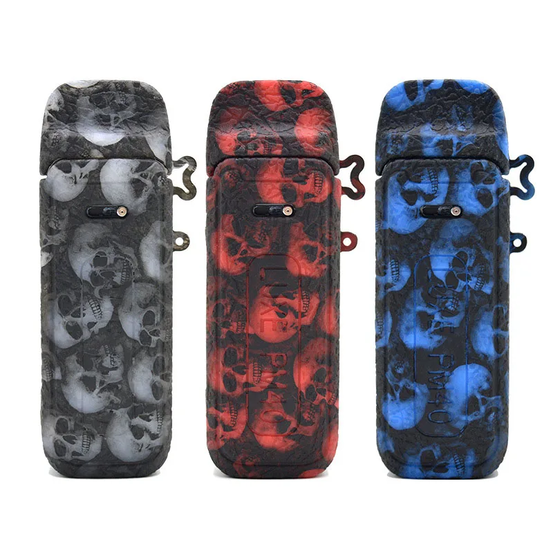 

Texture Skull Vaporesso LUXE PM40 Pod Silicone Case Protective Cover Shield Wrap with Free lanyard