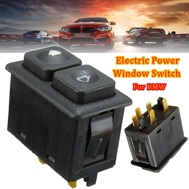 

Переключатель стеклоподсветки для BMW E23 E24 E28 E30 BW102 61311381205 613 113 05, 5 контактов, черный, 812