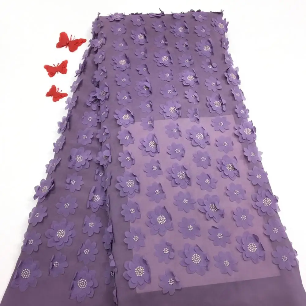 

Soso Lace African Mesh Lace fabric embroidered french tulle fabric with Chiffon embroidery design Net Africain du Nigeria