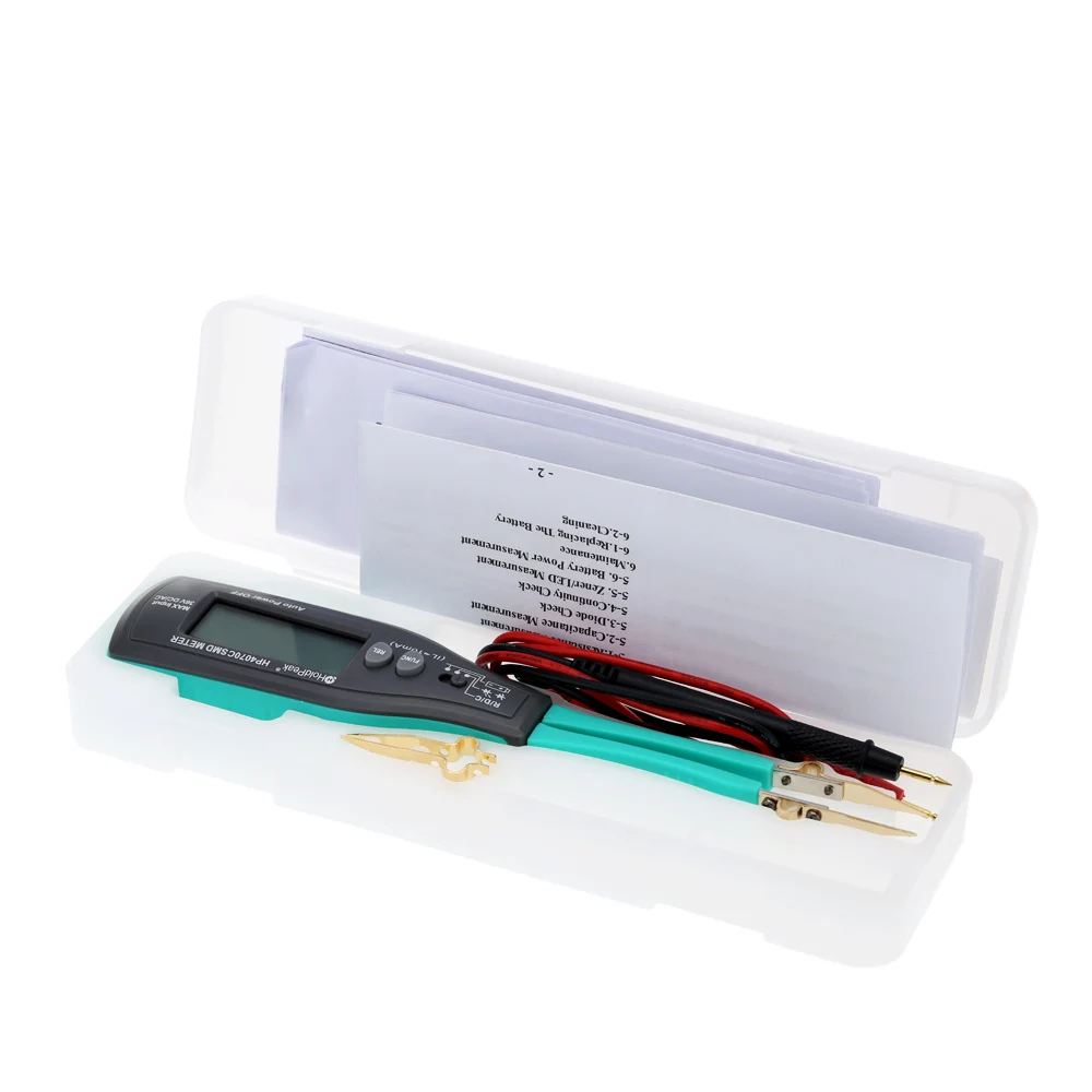 Умные пинцеты HoldPeak для проверки поверхностного монтажа ручной измеритель ЭПС