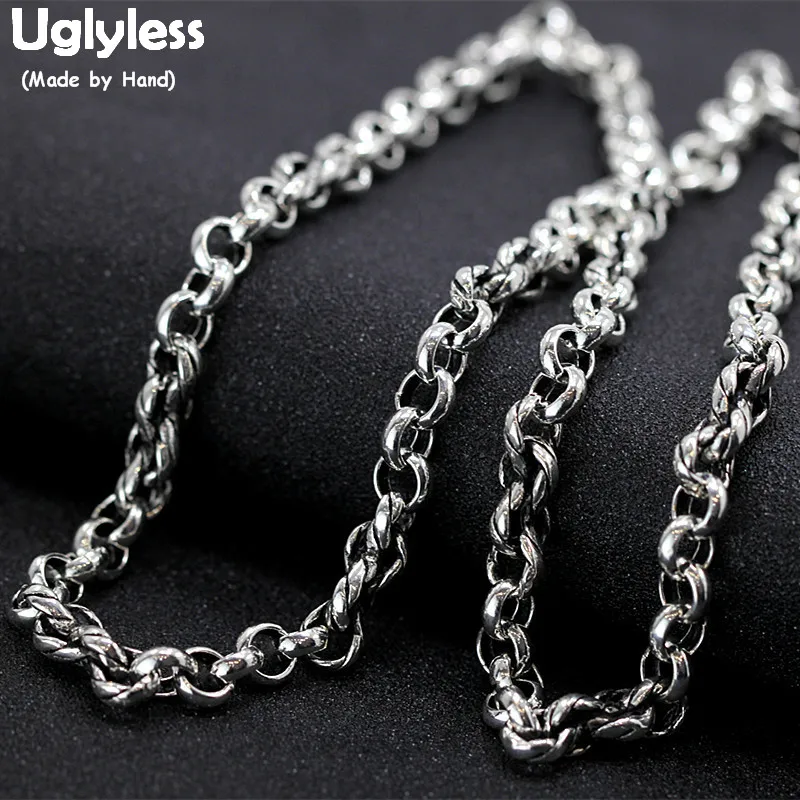 Мужская цепочка из серебра 925 пробы с жемчугом 6 мм | Украшения и аксессуары