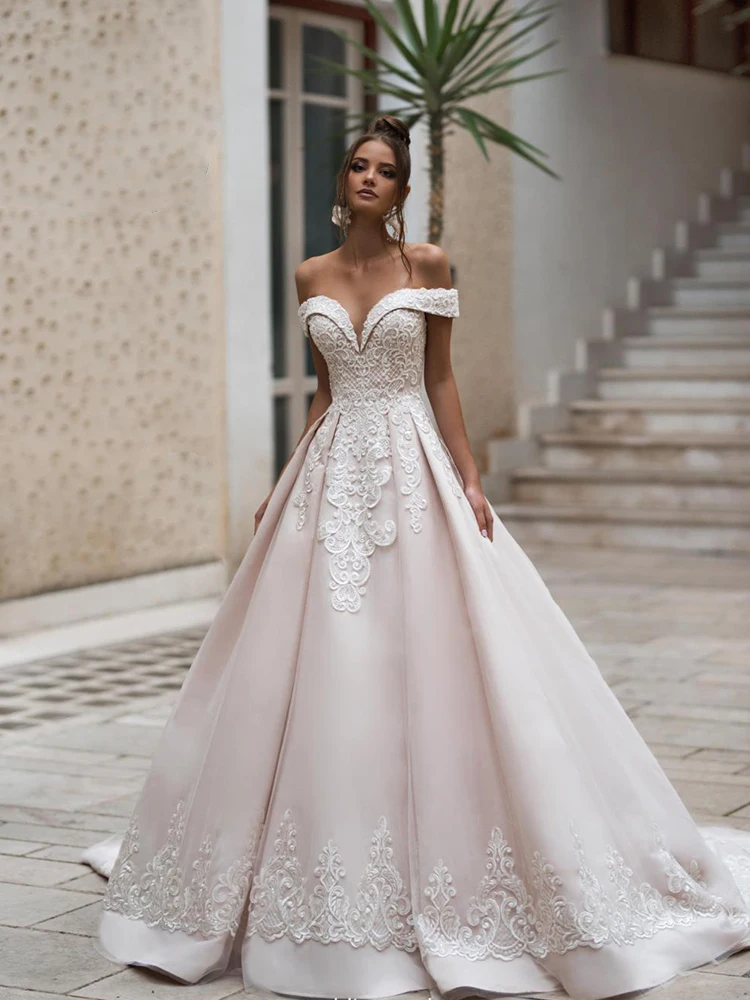 

YILIBER New Simple Wedding Dress Backless Sleeveless Design Chiffon Lace Bride Dresses Princess Dress Plus Size Tailor-made