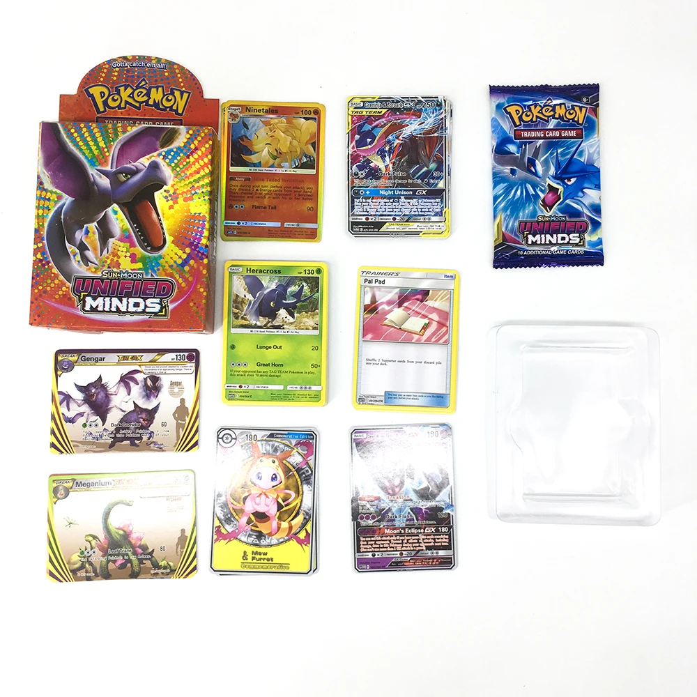 

50PCS Pokemon GO Cards GX TRAINERS TGA TEAM BREAK 3D Flash Card SWORD&SHIELD SUN&MOON Collectible Gift Children Toy