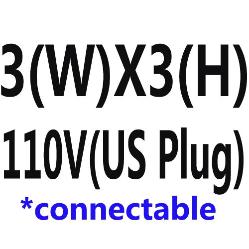 3M(W) x3M(H) 110V US Гирлянда 3x1/3x2/3x3 м светодиодный гирлянды-сосульки рождественские сказочные огни для дома Свадебные/вечерние/занавески/сад/украшение окна - Испускаемый цвет: 3M(W) x3M(H) 110V US