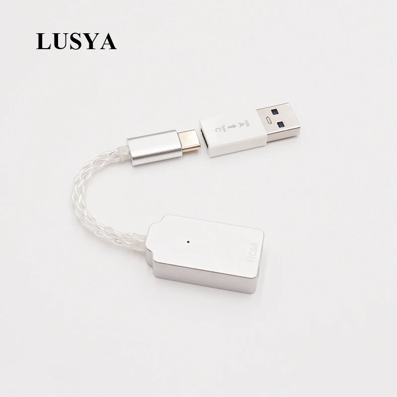 

Аудиокабель Lusya CS43131 из стерлингового серебра 2,5/3,5 мм, сбалансированный портативный декодирующий усилитель для наушников T0586