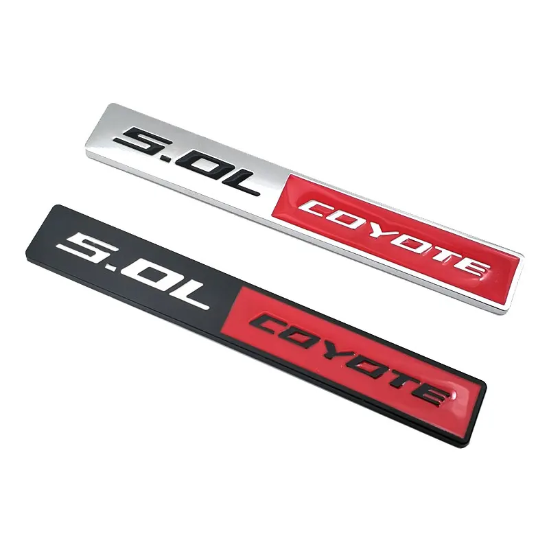 10 штук металлических знаков автомобиля 5.0L Койот авто налепница стороны крыла V8 задний знак декор для Мустанга.