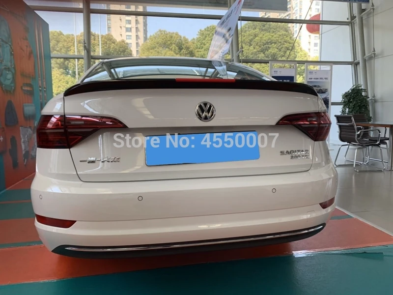 Для Volkswagen спойлер Jetta ABS Материал заднее крыло праймер задний спойлер для VW Jetta спортивный спойлер