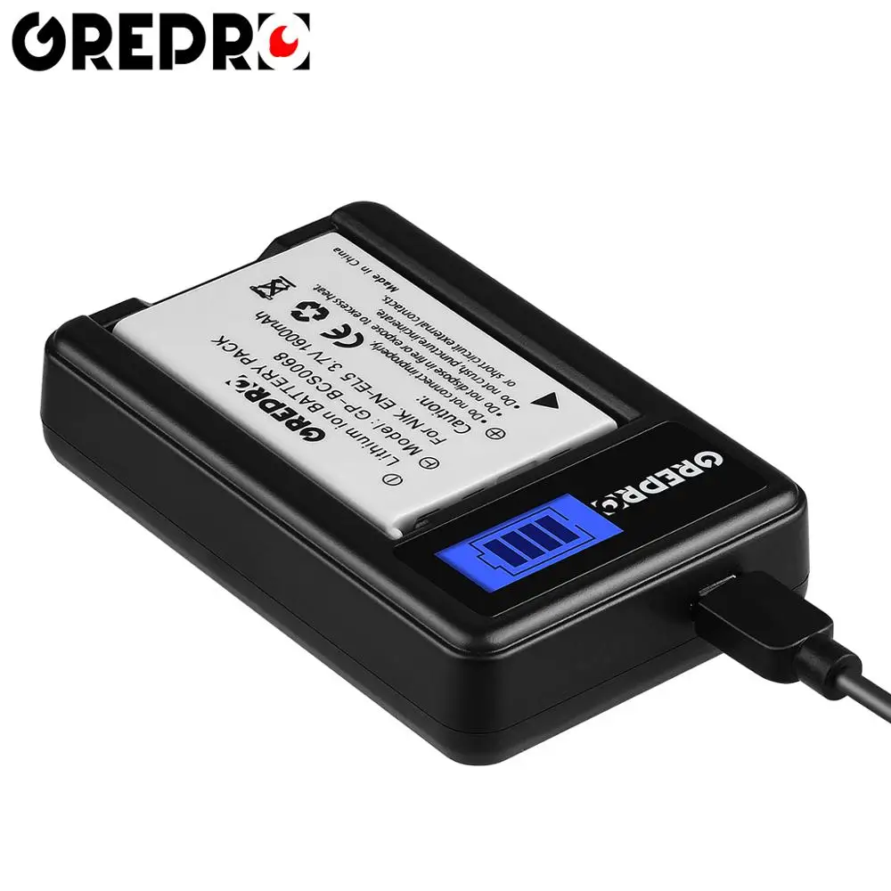 Зарядное устройство ENEL5 EN-EL5 для Nikon Coolpix 3700 4200 P80 P90 P100 P500 P510 P520 P530 P5000 P5100 4 шт. |