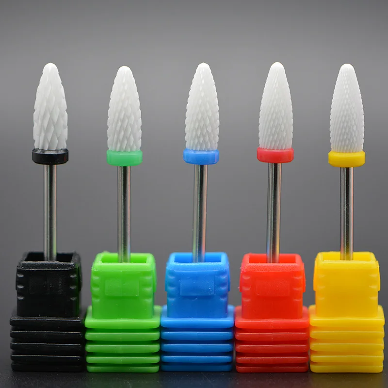 

Фреза MAOHANG Super керамический сверло для ногтей белая для электрической дрели, принадлежности для маникюрного аппарата