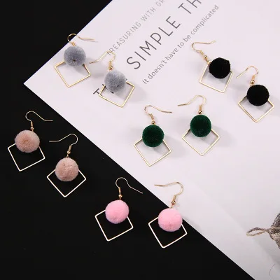 Простые серьги-капли для волос 2020 дикие красные длинные подвески серьги подарок |