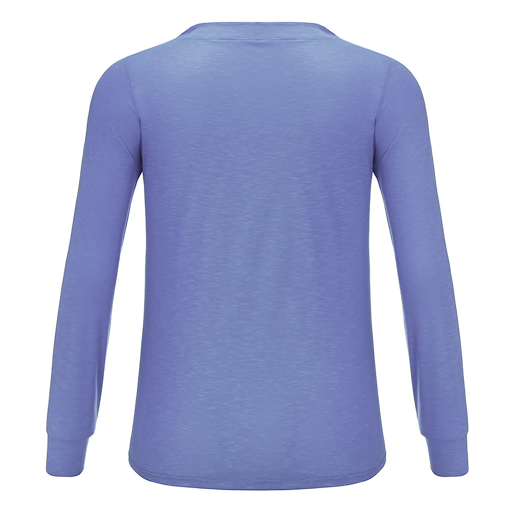 

Autumn Sexy V-neck Long-sleeved Women's T-shirt Loose Top Base Shirt Elegant Streetwear Hollow Out Tops