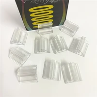 100pcs full trasparent pp plastic cards base stand for paper card board games children cards stand game accessories