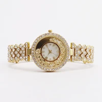rose gold luxury womens watches branded clock diamond watch girls stainless steel shiny quartz wristwatch gift watch bracelet