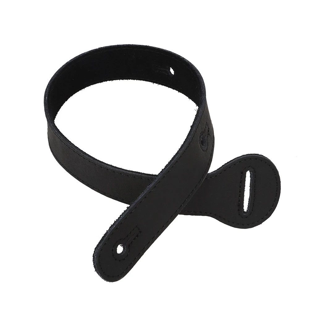 

Кожаный плечевой ремень толстый широкий Регулируемая длина для фотогитары черный для гитары