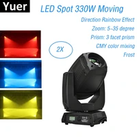 2020 stage lighting led 330w spot moving head light 3 facet prism with bi direction rotating for disco light stage effect led